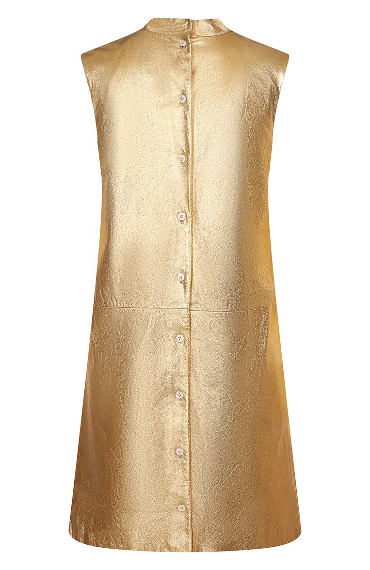 Кожаное платье PRADA, арт. 53398-AW4-F0056, фото 2