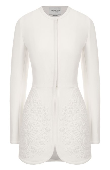 Женский жакет из вискозы GIAMBATTISTA VALLI белого цвета по цене 0 руб., арт. 25SSSVCA6020/91EMB | Фото 1