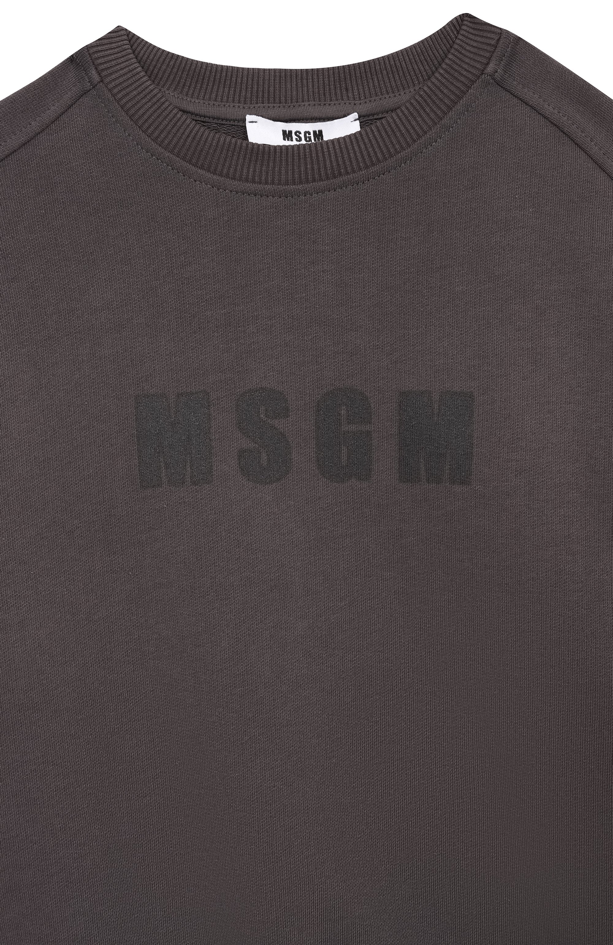 Хлопковый свитшот MSGM KIDS, арт. S6MSJUSW153, фото 3