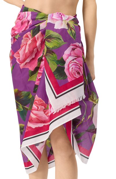 Хлопковое парео DOLCE & GABBANA, арт. 04A01J/0N040, фото 5