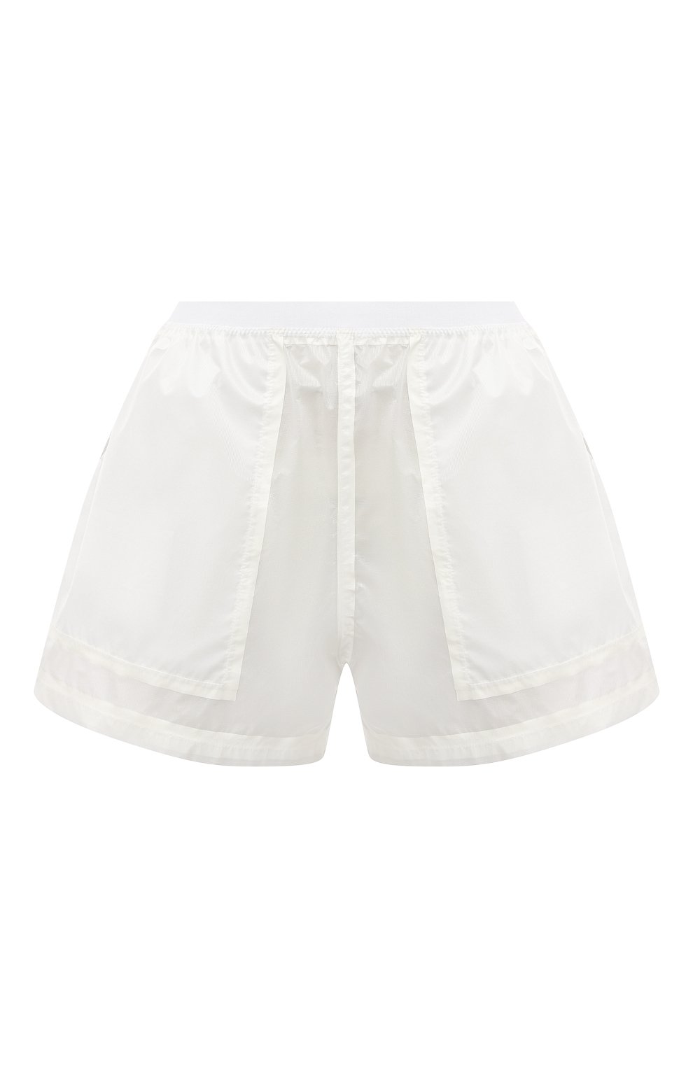 Шорты prada linea rossa PRADA молочного цвета по цене 110000 руб., арт. 22H849-1S0F-F0009-211, фото 1 Шорты prada linea rossa PRADA, арт. 22H849-1S0F-F0009-211, фото 1