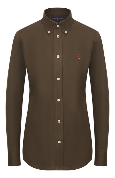 Женская хлопковая рубашка POLO RALPH LAUREN, арт. 211664427