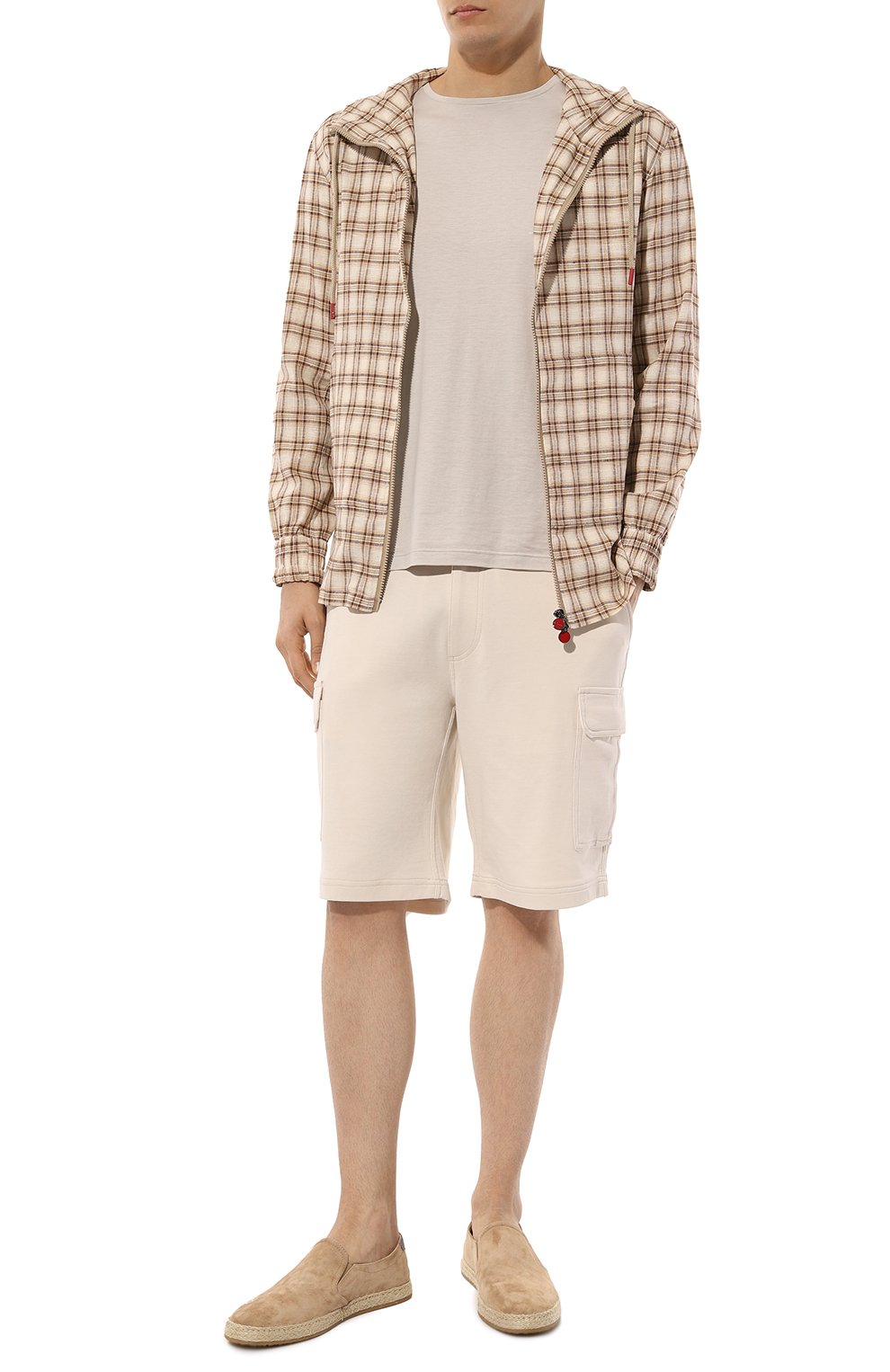 Хлопковые шорты BRUNELLO CUCINELLI, арт. M0T353222G, фото 2