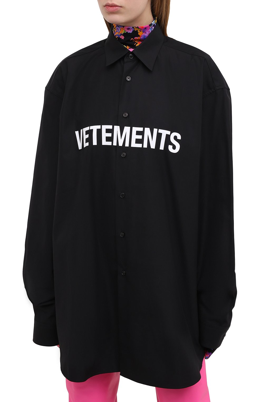Хлопковая рубашка VETEMENTS, арт. UE51SH300B 1004/W, фото 3