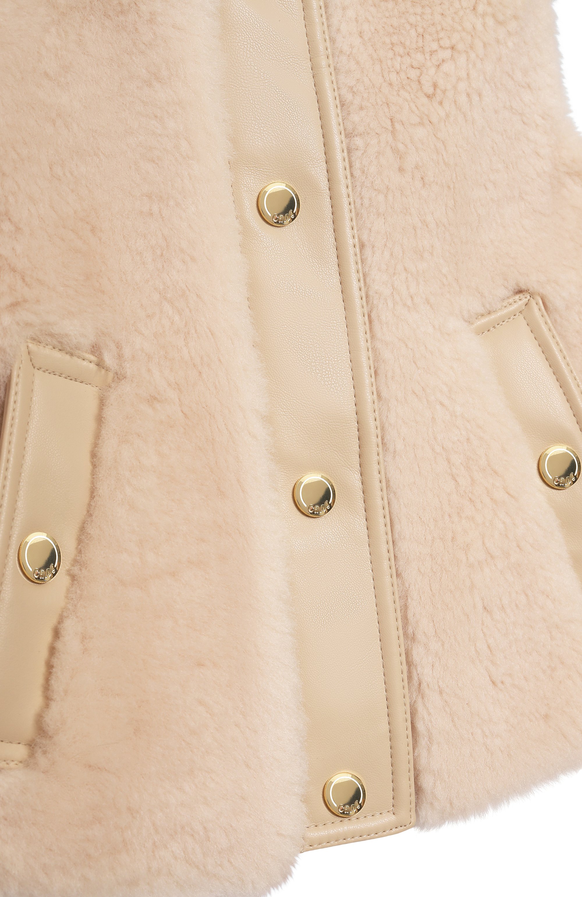 Утепленный жилет из экомеха CHLOÉ, арт. C20671, фото 3