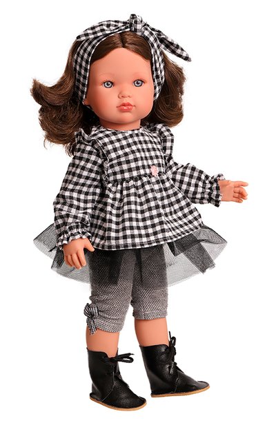 Кукла белла ANTONIO JUAN черно-белого цвета по цене 18820 руб., арт. 28224, фото 1 Кукла белла ANTONIO JUAN, арт. 28224, фото 1