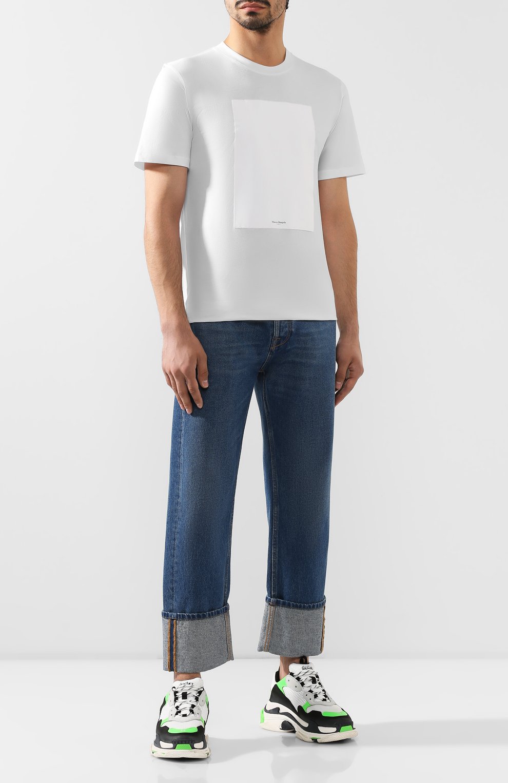 Хлопковая футболка MAISON MARGIELA, арт. S50GC0560/S23182, фото 2