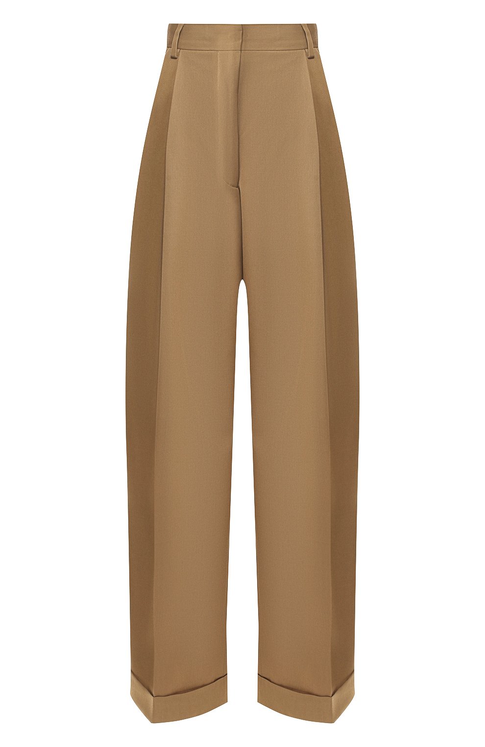 Шерстяные брюки DRIES VAN NOTEN бежевого цвета по цене 47950 руб., арт. 191-10920-7228, фото 1 Шерстяные брюки DRIES VAN NOTEN, арт. 191-10920-7228, фото 1