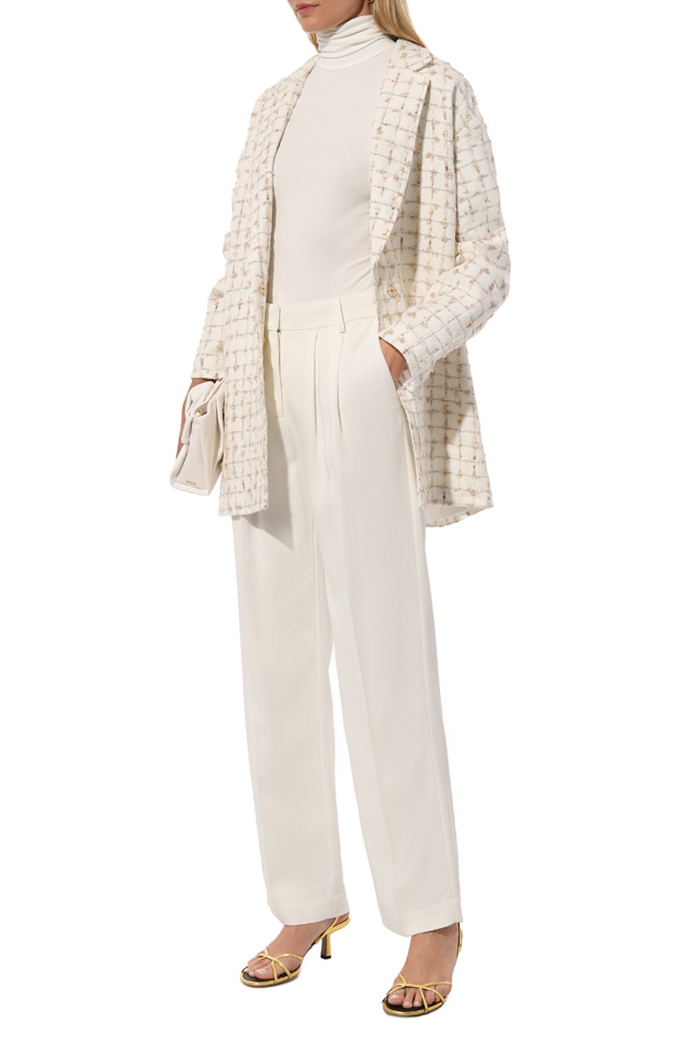 Шерстяной жакет SEVEN LAB кремового цвета по цене 28980 руб., арт. SCP2.23.114.358, фото 2 Шерстяной жакет SEVEN LAB, арт. SCP2.23.114.358, фото 2