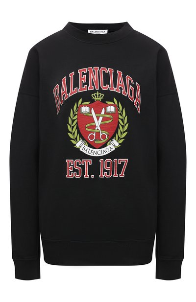 Женский хлопковый свитшот BALENCIAGA, арт. 676629/TLV90