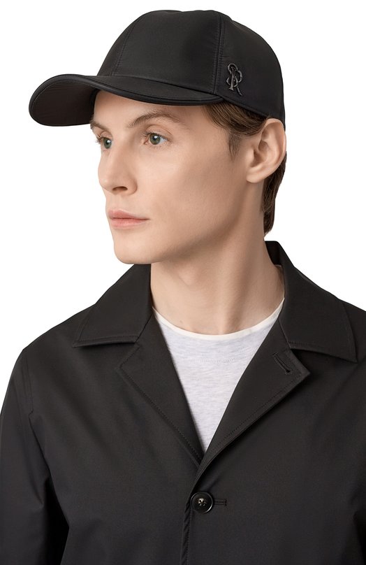 Шелковая бейсболка Stefano Ricci MCV51NB09B/SETEC1 Чёрный  MCV51NB09B/SETEC1 Фото 2