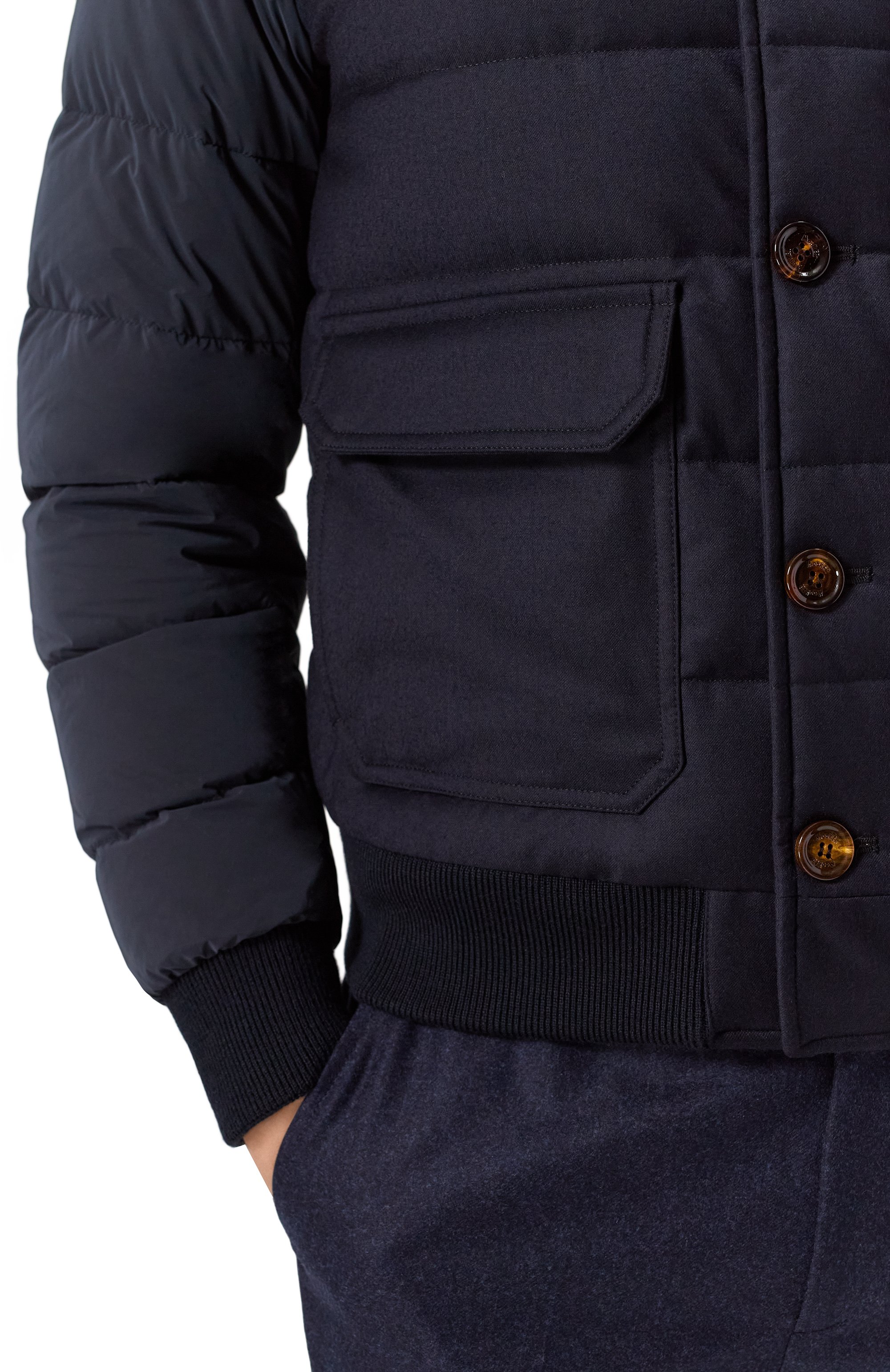 Бомбер fantoni-osl с отделкой из овчины MOORER, арт. FANT0NI/0SL, фото 5