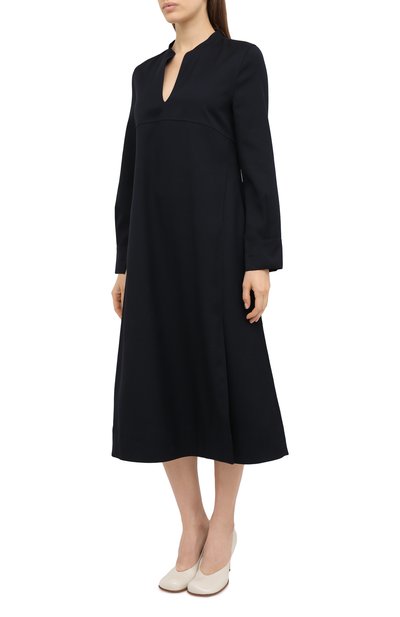 Шерстяное платье JIL SANDER, арт. JSPR502715-WR202500, фото 3