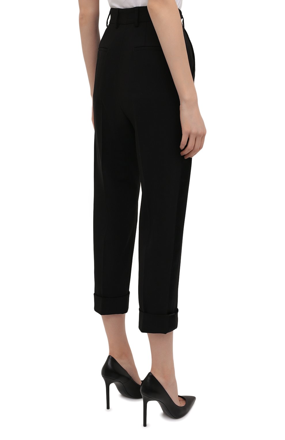 Брюки из шерсти и шелка DOLCE & GABBANA, арт. FTB72T/FUBAJ, фото 4