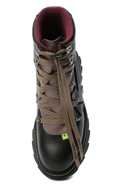 Кожаные ботинки equipment OFF-WHITE, арт. 0MIA184E20LEA0010600, фото 5