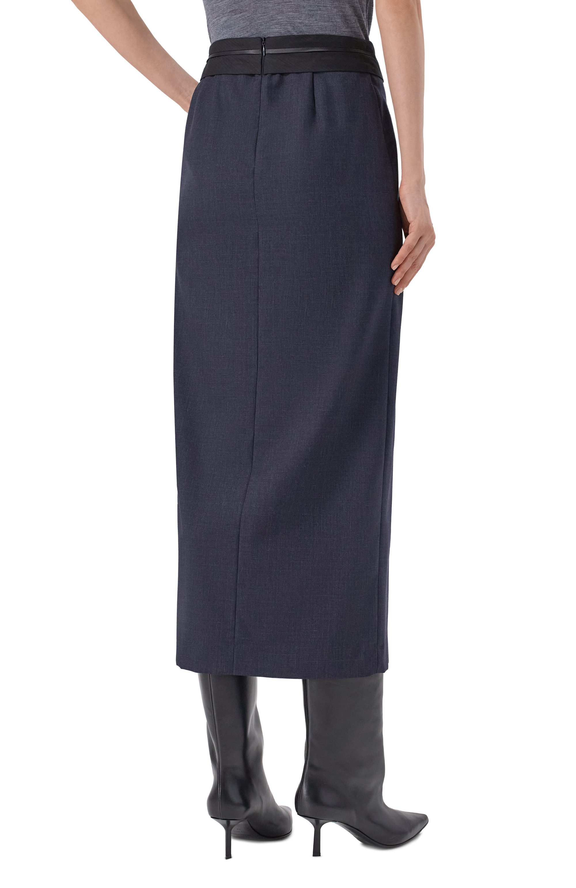 Шерстяная юбка ERIKA CAVALLINI, арт. P5WZ18, фото 4