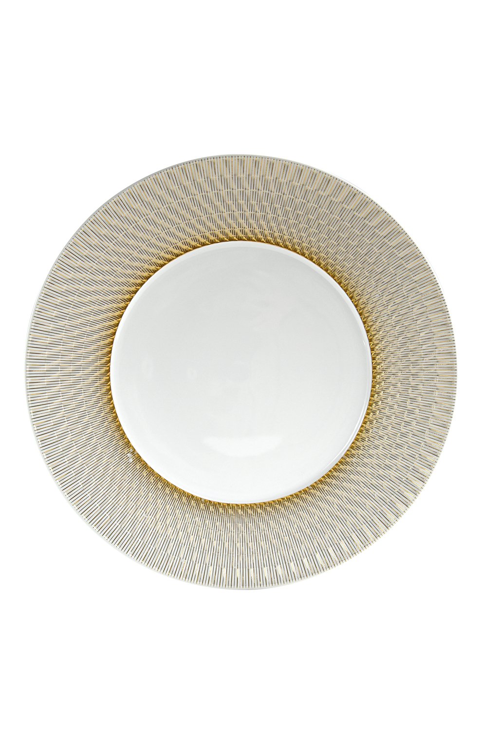 Тарелка сервировочная twist again BERNARDAUD золотого цвета по цене 31350 руб., арт. 1981/7, фото 1 Тарелка сервировочная twist again BERNARDAUD, арт. 1981/7, фото 1