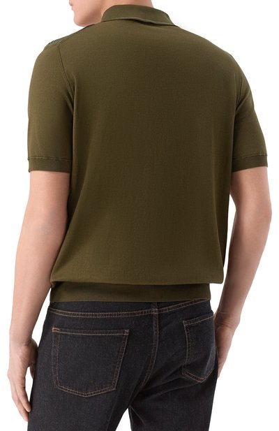 Поло из шелка и хлопка STEFANO RICCI, арт. K818104P31/F26170, фото 4