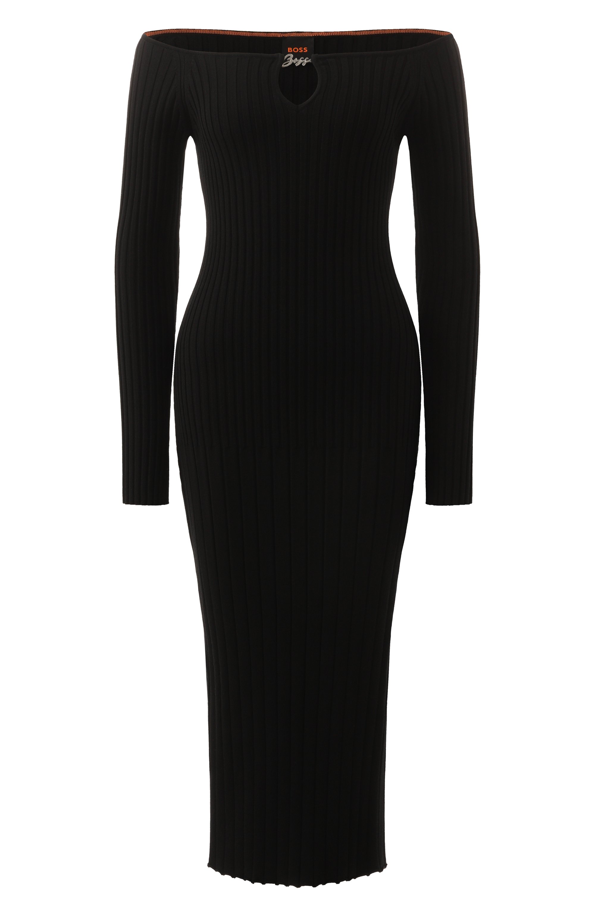 Платье из вискозы BOSS ORANGE, арт. 50531453, фото 1