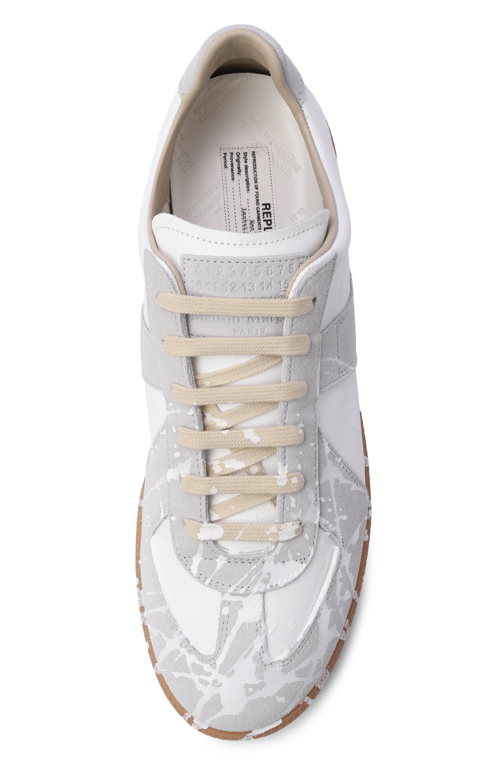 Кожаные кеды replica MAISON MARGIELA, арт. S57WS0517/P7799, фото 5