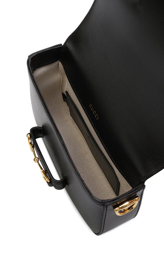 Сумка GG 1955 Horsebit mini Gucci 658574/18YSG Чёрный  658574/18YSG Фото 5