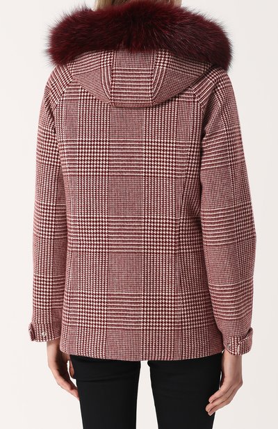 Кашемировая куртка с отделкой из меха песца LORO PIANA, арт. FAG4370, фото 4