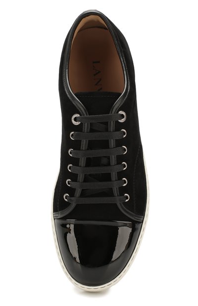 Замшевые кеды LANVIN черного цвета по цене 43250 руб., арт. FM-SKDBB1-VBAL-P15, фото 5 Замшевые кеды LANVIN, арт. FM-SKDBB1-VBAL-P15, фото 5