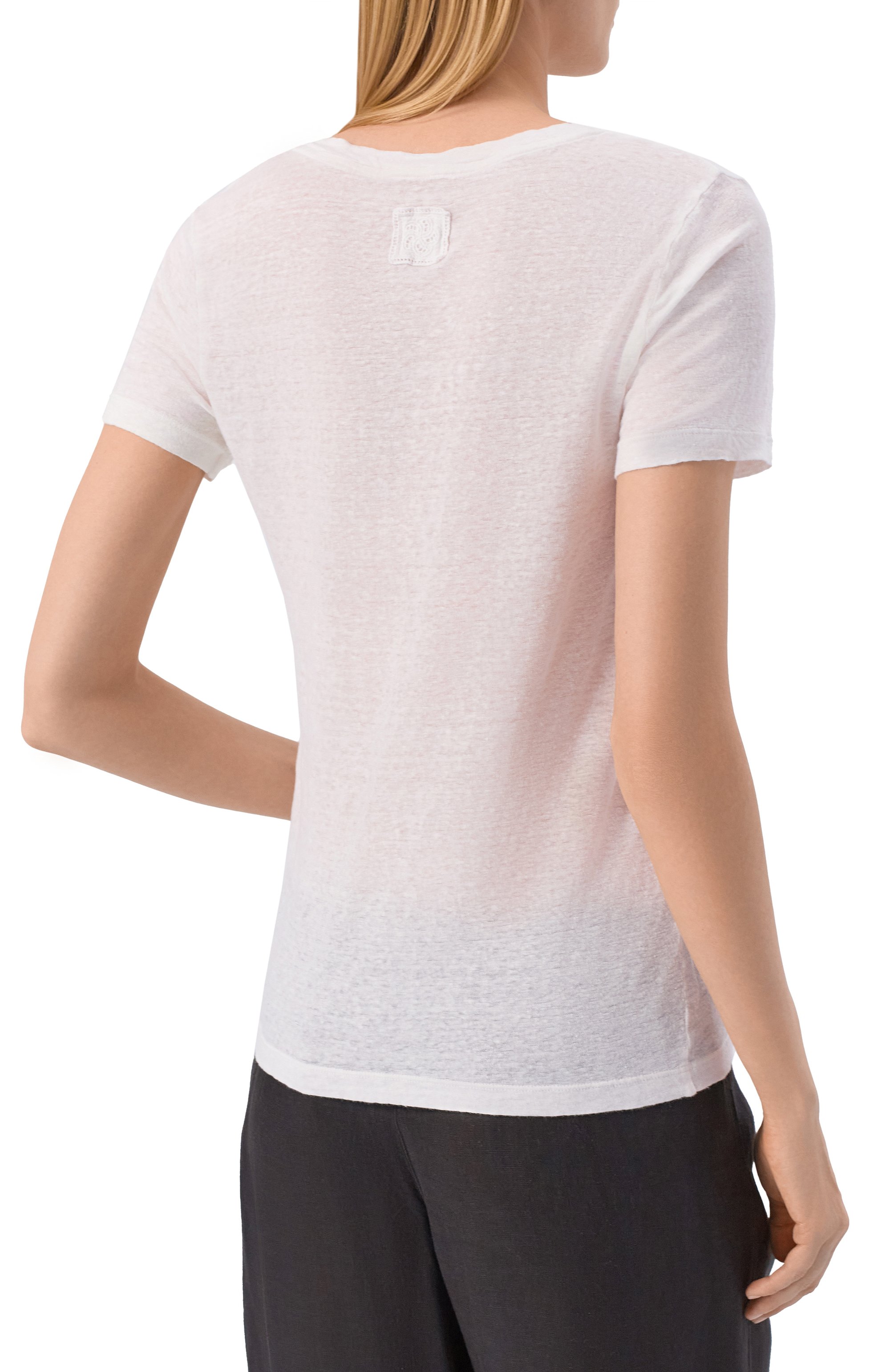 Льняная футболка 120% LINO, арт. 33ALIW7761/000B568, фото 4