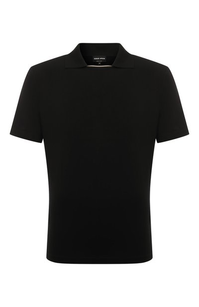 Мужское поло из вискозы GIORGIO ARMANI, арт. GM000158/TE11332
