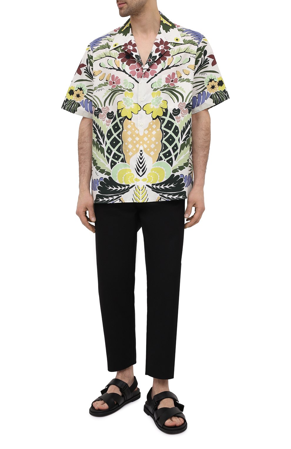 Хлопковая рубашка VALENTINO, арт. VV3AAA907A1, фото 2