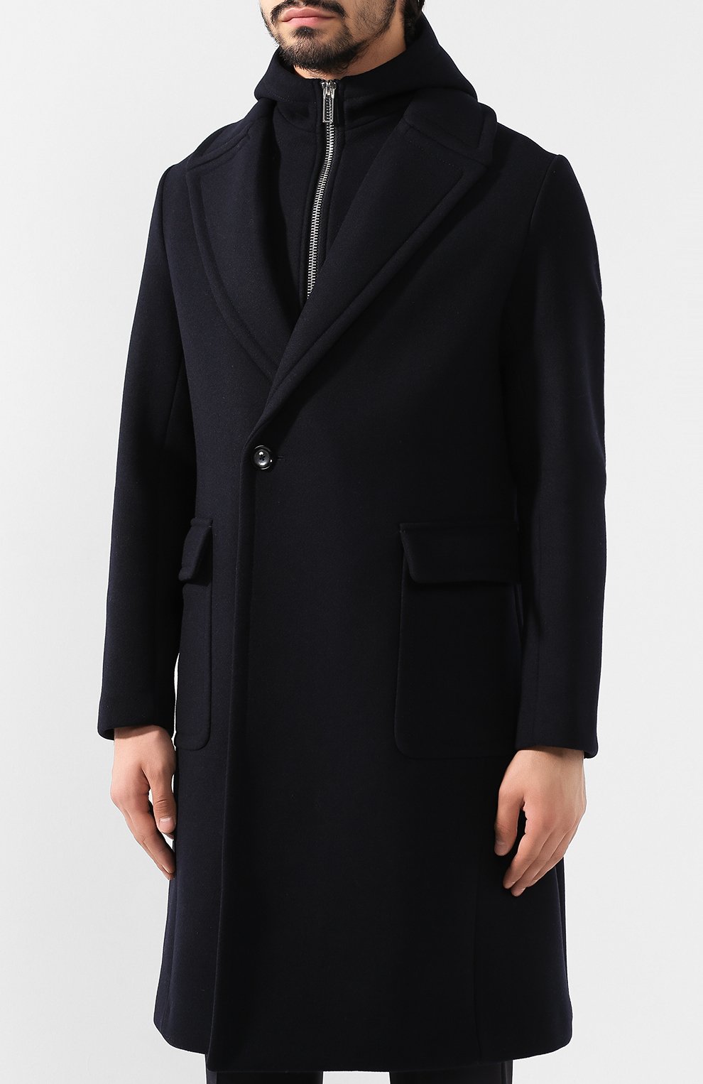 Шерстяное пальто EMPORIO ARMANI, арт. 6G1LP2/1NIPZ, фото 3