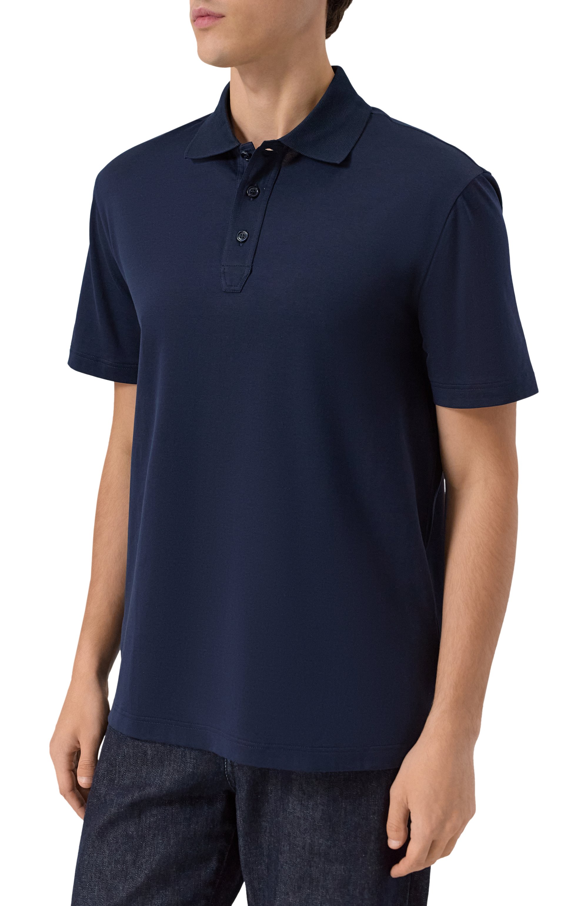 Хлопковое поло BRIONI, арт. UJPM0L/0A613, фото 3