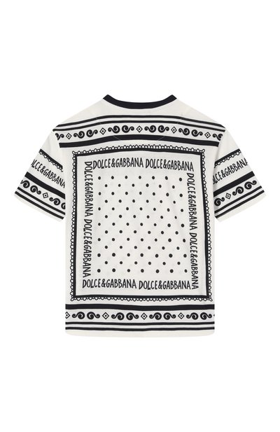 Хлопковая футболка DOLCE & GABBANA, арт. L4JTHV/II7FZ/2-6, фото 2
