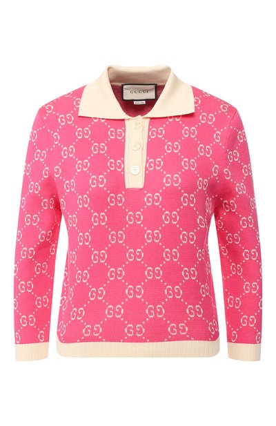 Хлопковое поло GUCCI, арт. 555024/XKAHV, фото 1