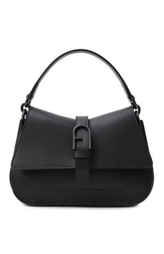 Женская сумка furla flow mini FURLA черного цвета, арт. WB01032/BX2045 | Фото 1 (Материал: Натуральная кожа; Размер: mini; Ремень/цепочка: На ремешке)