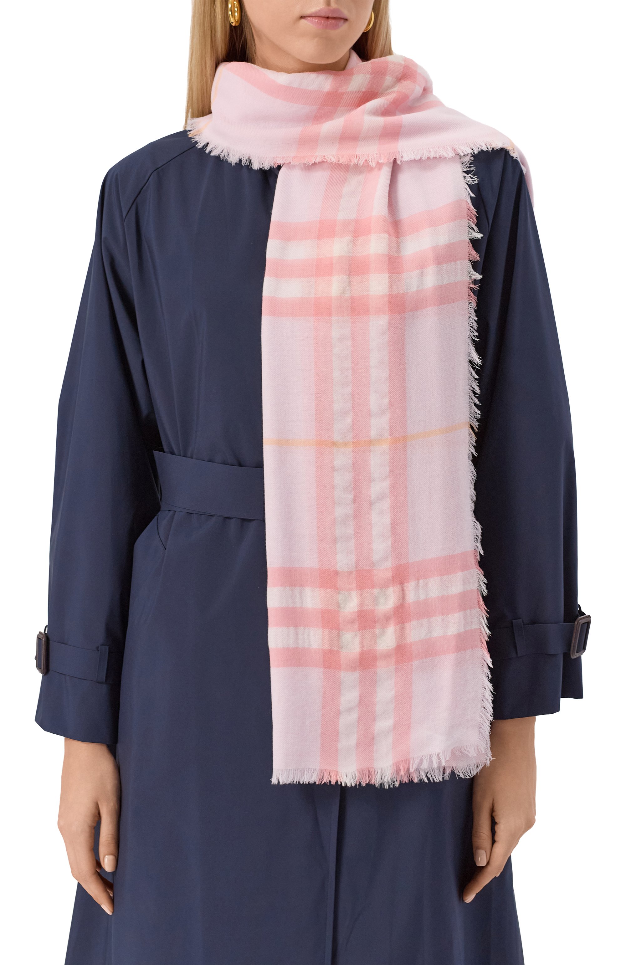 Шерстяной палантин BURBERRY, арт. 8110474, фото 2