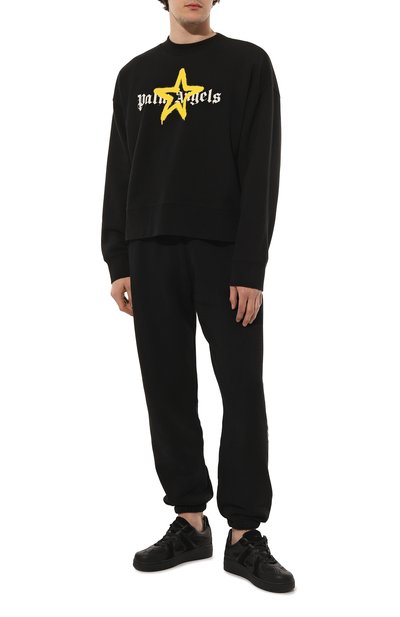 Хлопковый свитшот PALM ANGELS, арт. PMBA026C99FLE0081018, фото 2