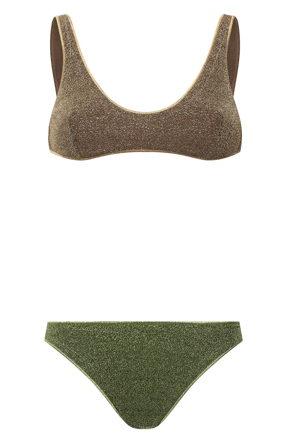 Раздельный купальник OSEREE, арт. LSS205/LUREX/SAND/GREEN, фото 1