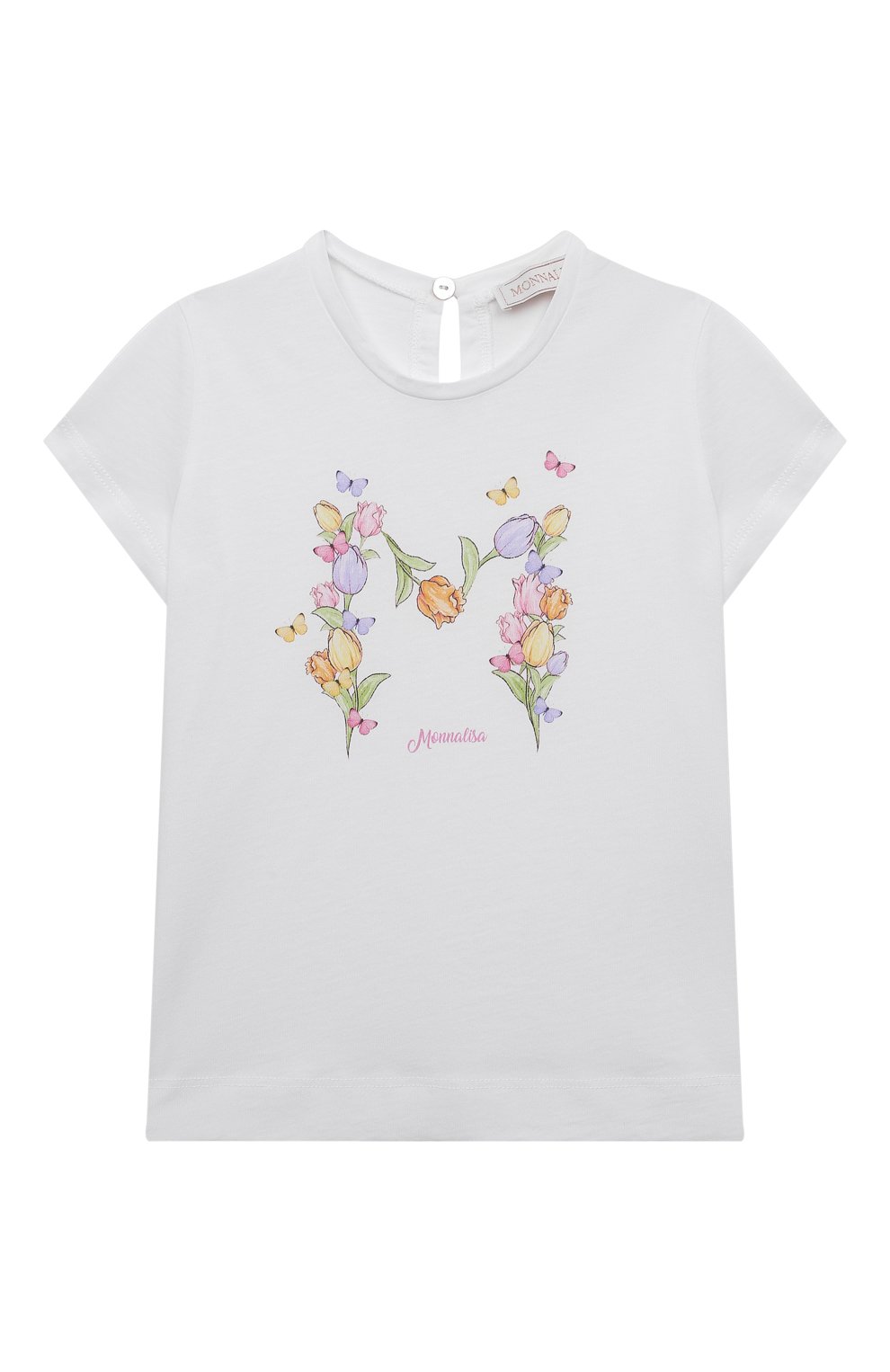 Хлопковая футболка MONNALISA, арт. 39A600., фото 1