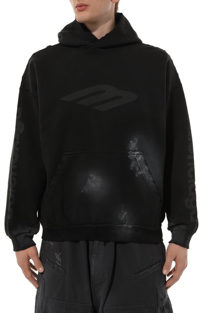 Хлопковое худи BALENCIAGA, арт. 767877/TQVT7, фото 3