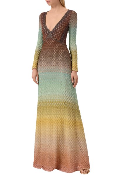 Платье из вискозы MISSONI, арт. DS25SG3X/BR0134, фото 3