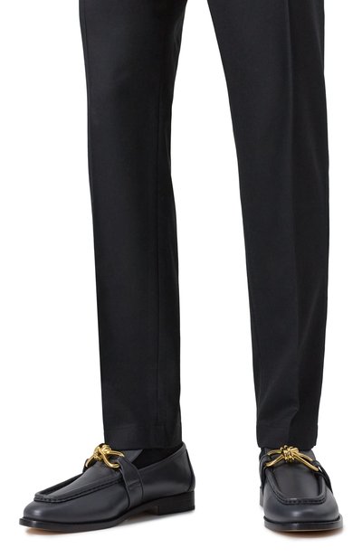 Кожаные лоферы astaire BOTTEGA VENETA, арт. 796447 V4R30, фото 3