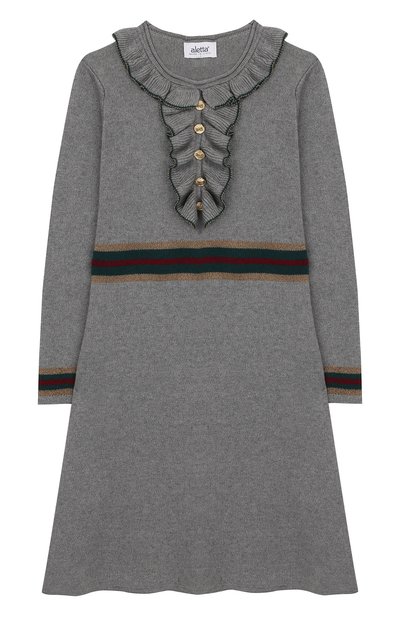 Платье из хлопка и кашемира ALETTA, арт. AKF999446/4A-8A, фото 1