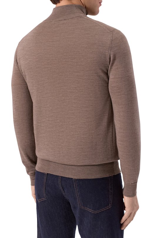 Шерстяной джемпер Andrea Campagna M5625-6688 Бежевый  M5625-6688 Фото 4