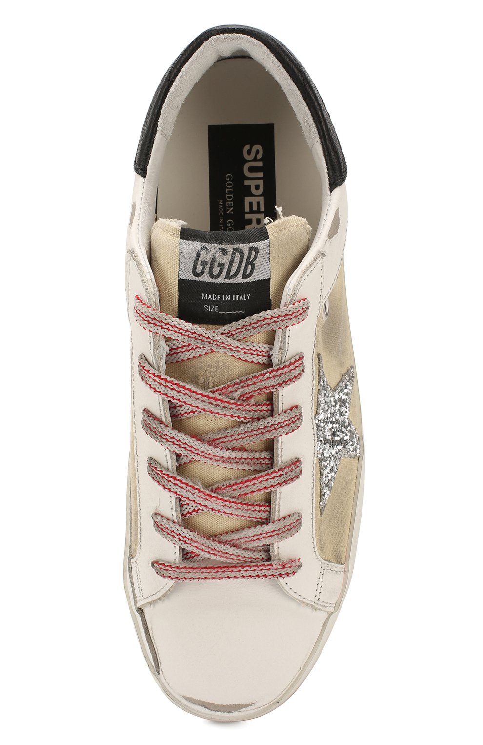Кожаные кеды superstar GOLDEN GOOSE DELUXE BRAND, арт. G36WS590.S63, фото 5