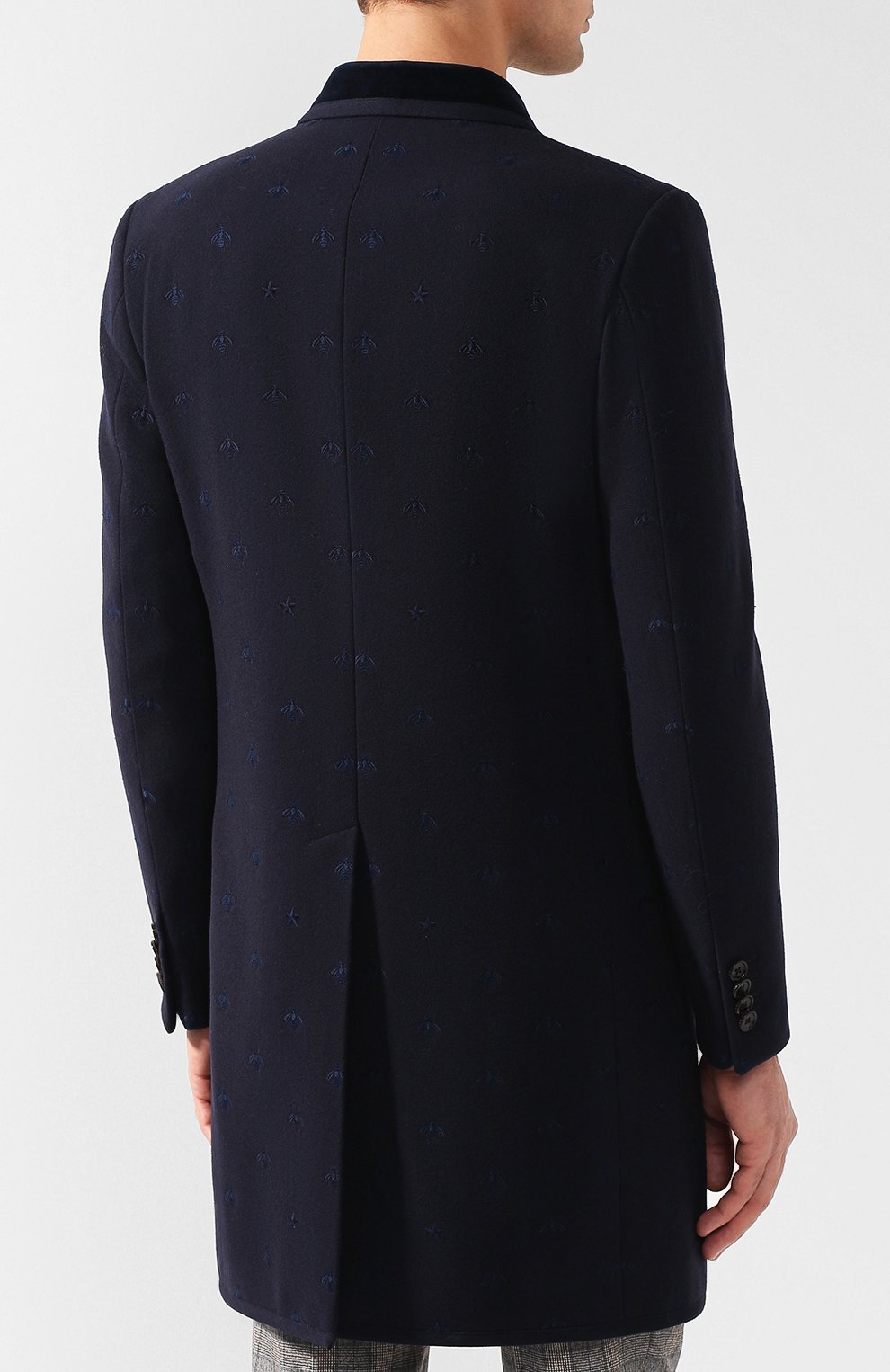 Однобортное пальто из шерсти GUCCI, арт. 522526/Z510C, фото 4