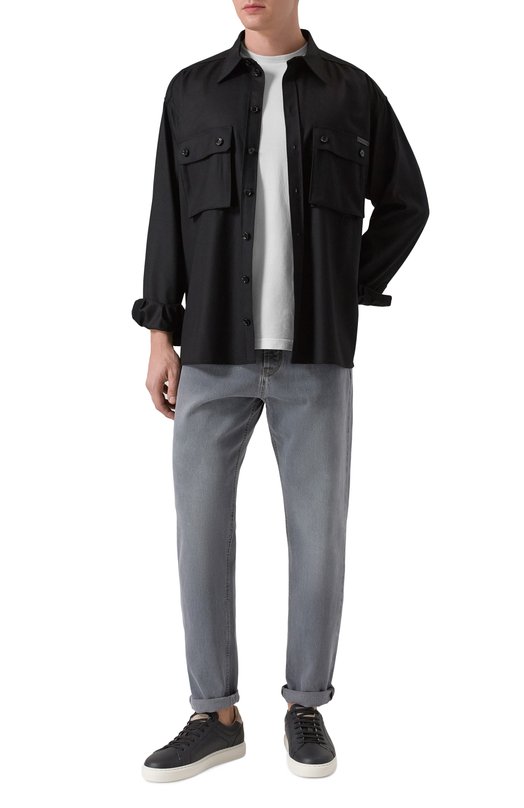 Джинсы Iconic Fit Brunello Cucinelli M240P01090 Серый  M240P01090 Фото 2