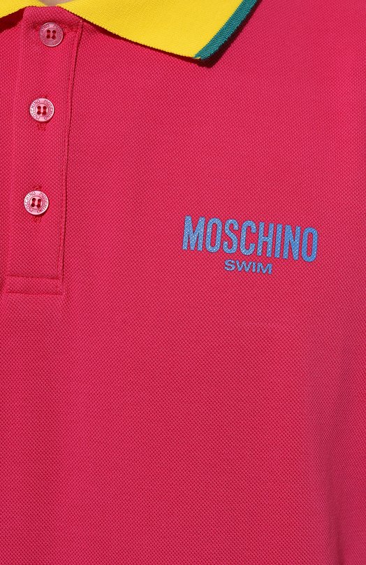 Хлопковое поло Moschino 5
