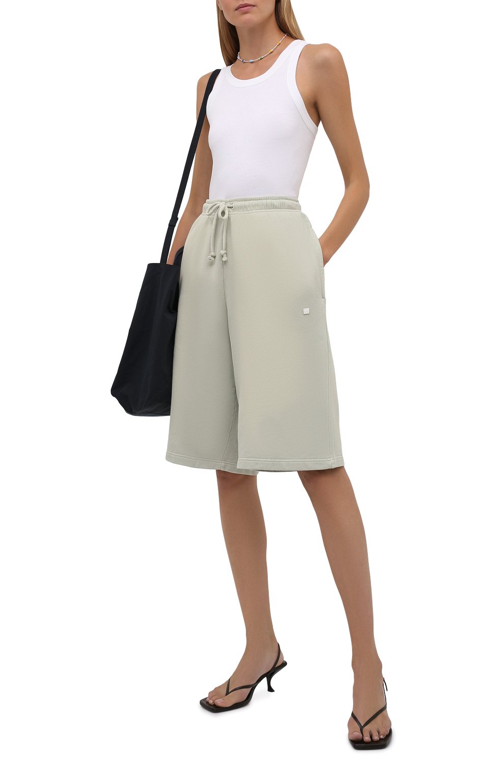 Хлопковые шорты ACNE STUDIOS, арт. CE0014/W, фото 2
