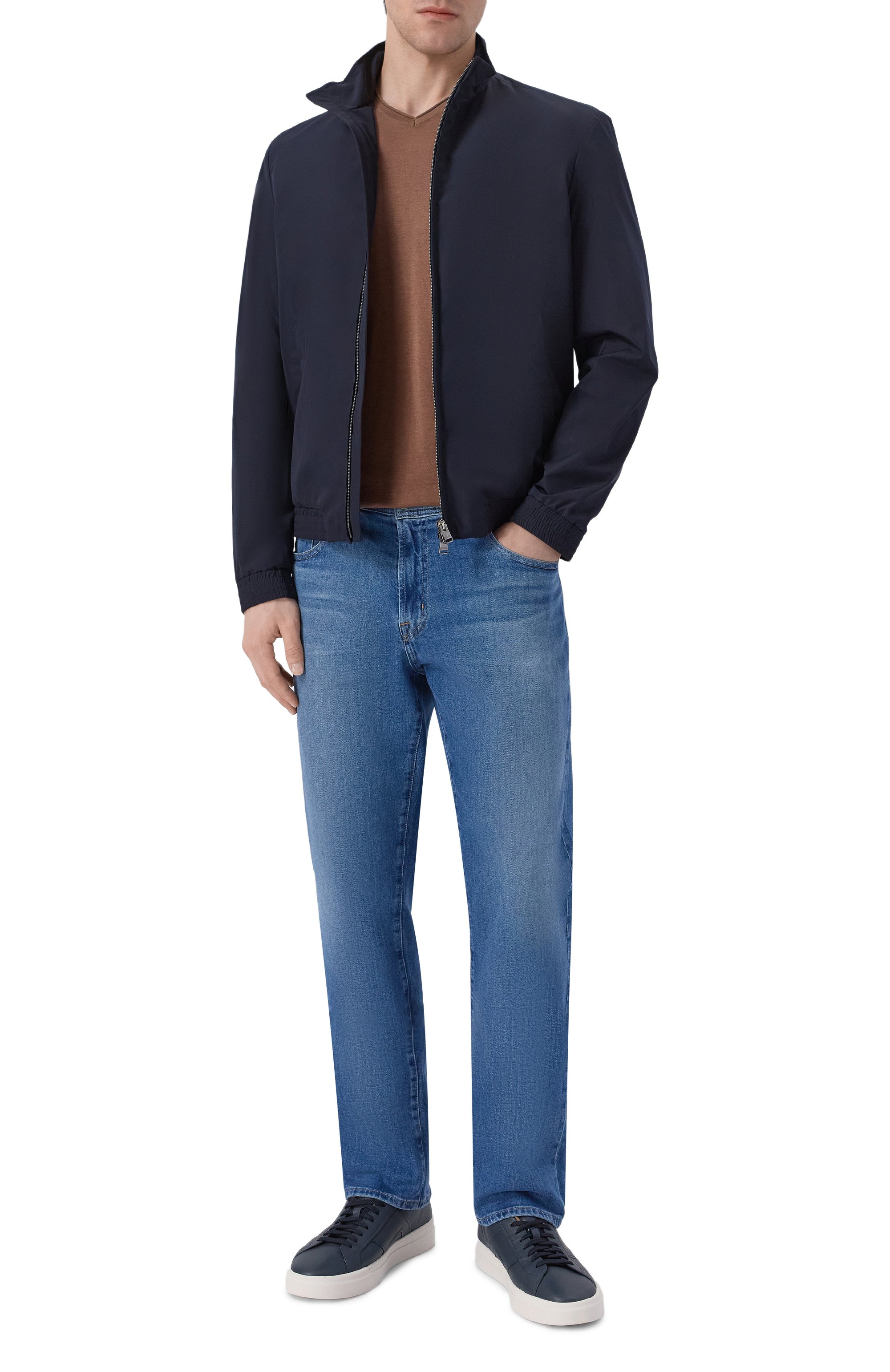 Пуловер из шелка и хлопка 12 STOREEZ, арт. 137278, фото 2